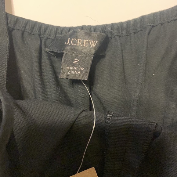 J. Crew Black Pleated Midi Dress- NWT - Size 2- - Picture 4 of 6